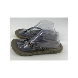 Keen Black and White Sandals with Modern Design